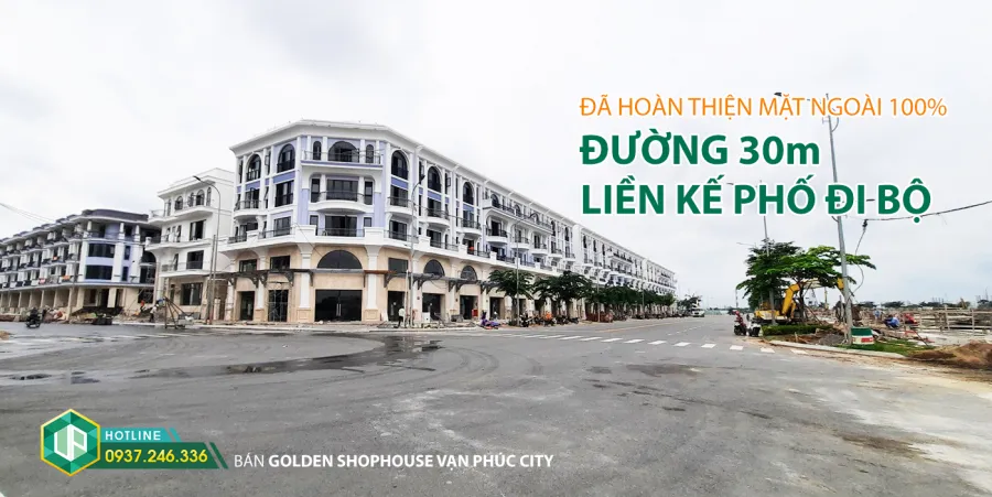 Bán Golden Shophouse Vạn Phúc City