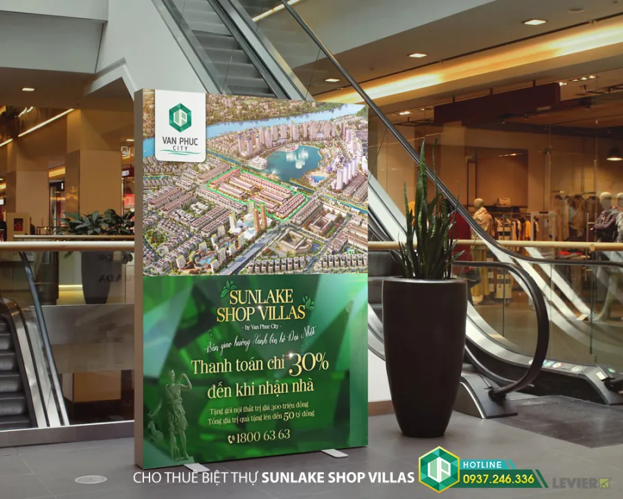 Cho thuê biệt thự Sunlake Shop Villas