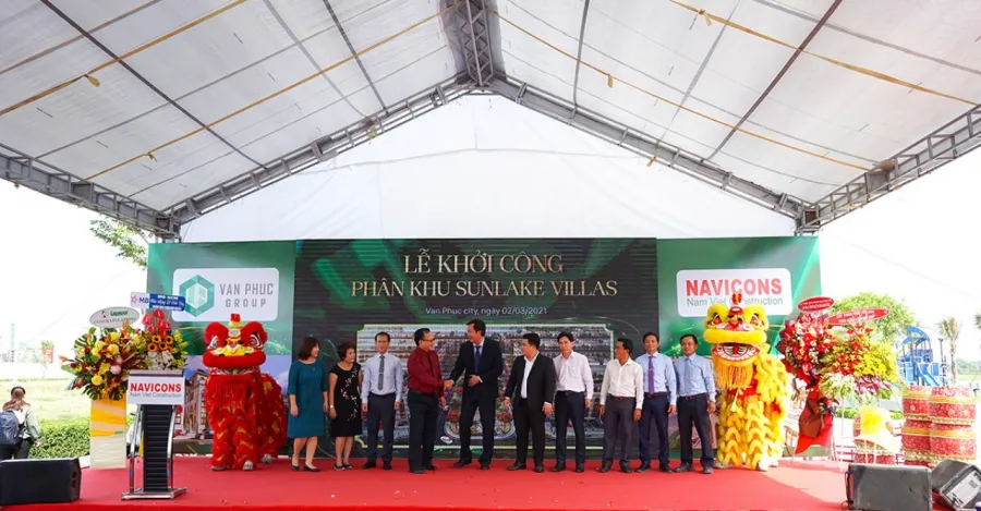 Khởi công xây dựng phân khu Sunlake Villas tại Van Phuc City