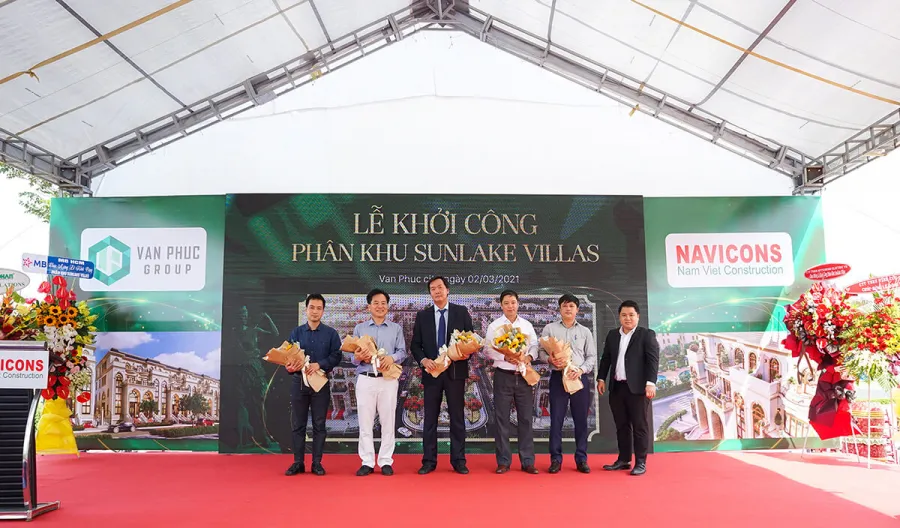 Khởi công xây dựng phân khu Sunlake Villas tại Van Phuc City