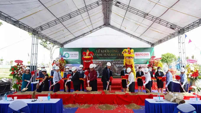 Khởi công xây dựng phân khu Sunlake Villas tại Van Phuc City