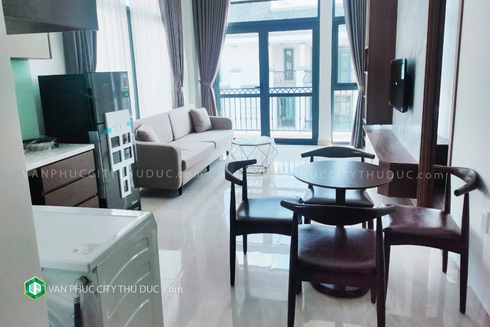 Cần cho thuê Căn hộ Vạn Phúc 1PN, nội thất Sang Trọng giá chỉ 7 triệu