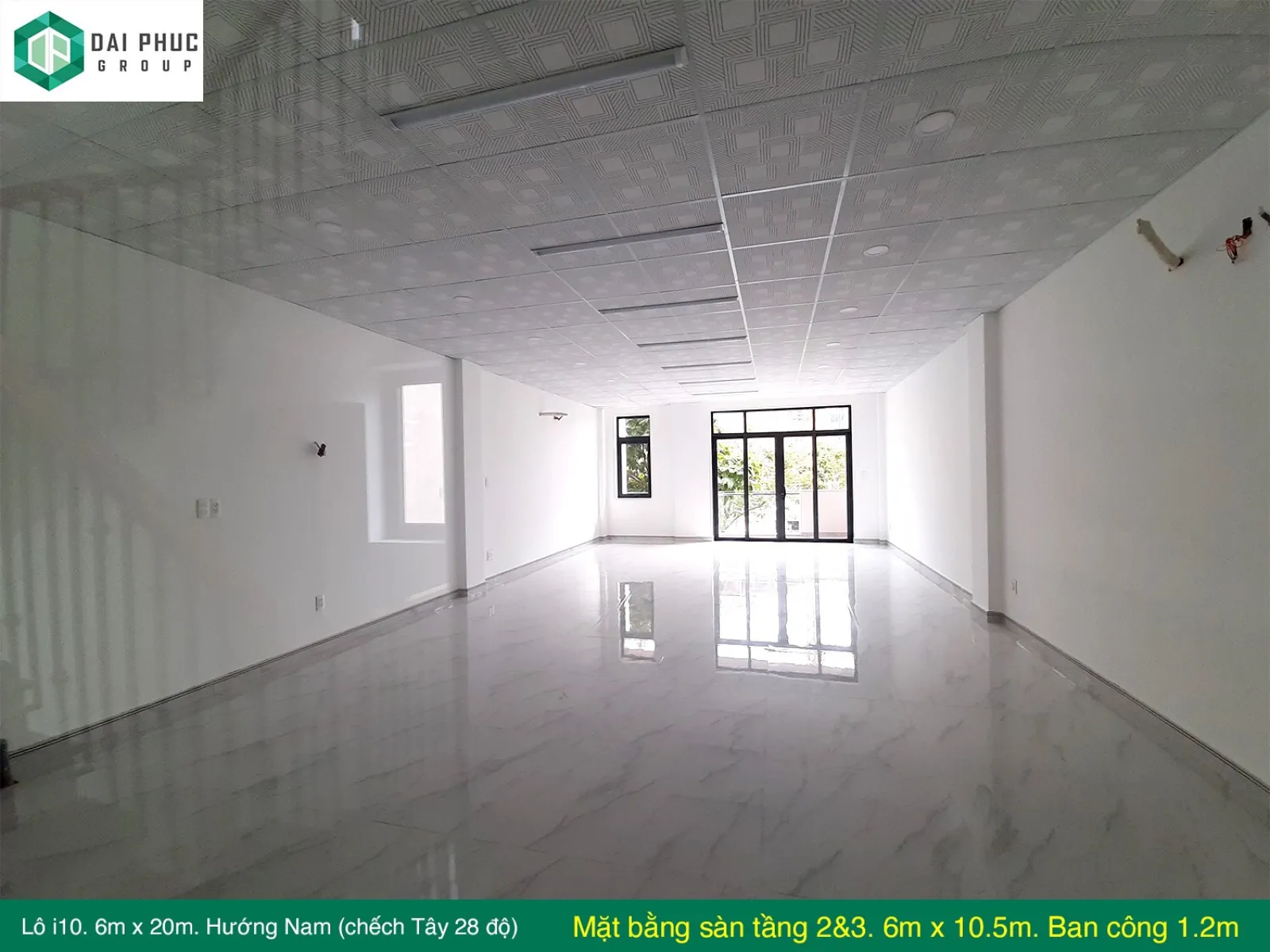 Cho thuê giá rẻ nhà hoàn thiện NT hướng Nam 6x20m, nhà mới xây đối diện Bệnh Viện giá 42 triệu