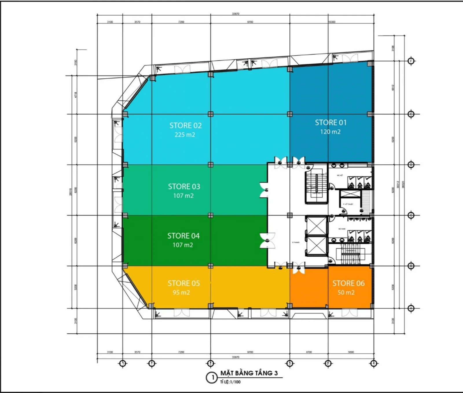 Cho thuê Tầng 3,4,5 tòa nhà BSI - KĐT Vạn Phúc đối diện Vạn Phúc Center, giá chỉ 12$/m2