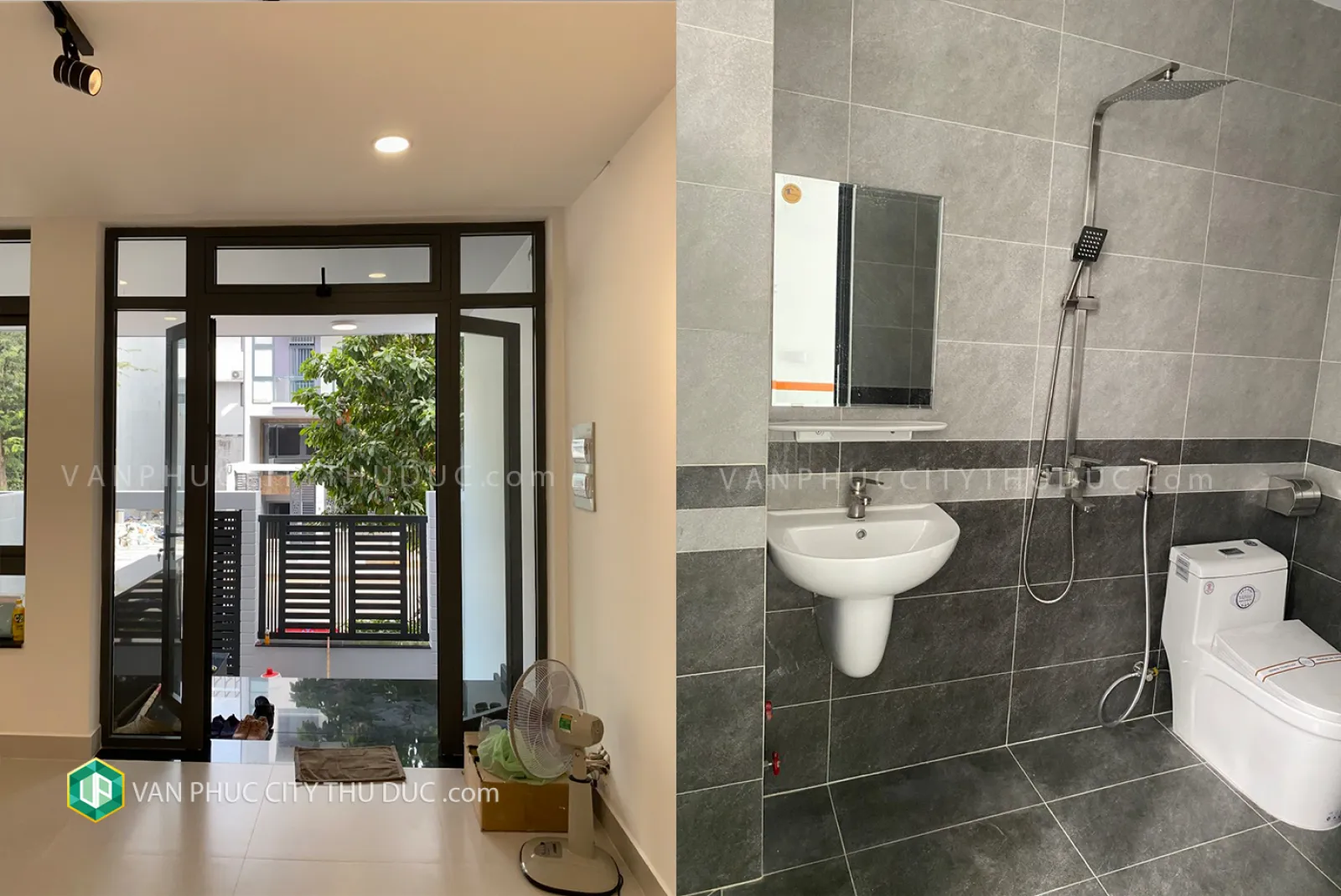 Dư chỗ cho thuê nhà KĐT Vạn Phúc hướng Bắc 6x17m, nhà mới xây gần công viên giá 35 triệu