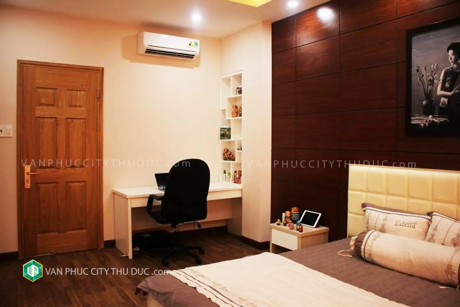 Dư chỗ cho thuê Nhà Vạn Phúc Thủ Đức hướng Nam 6x20m, nội thất Sang Trọng gần hồ bơi giá 41 triệu