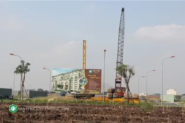 Cần bán Sunlake Shop Villas hướng Đông Nam 7x22m, đang xây dựng đối diện Kênh Sông Trăng giá 39 tỷ
